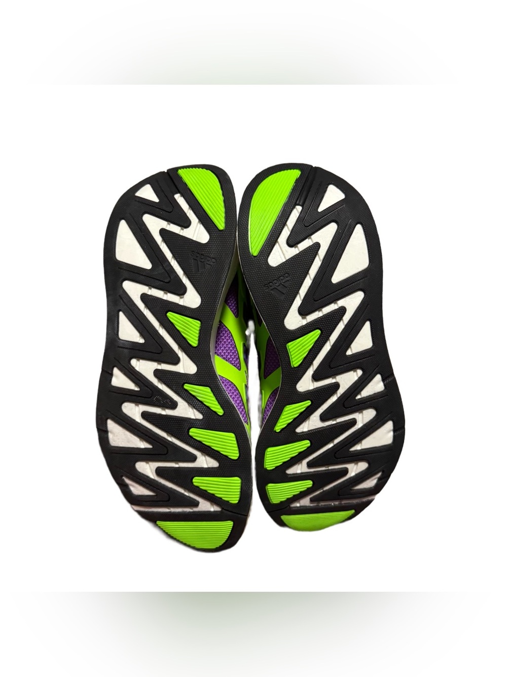 adidas Adizero Aruku Lace Up Women's 7.5 Green Purple Sneakers Athletic JP556 NW - Picture 7 of 7